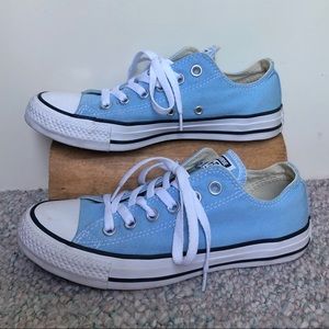 Sky blue converse all star